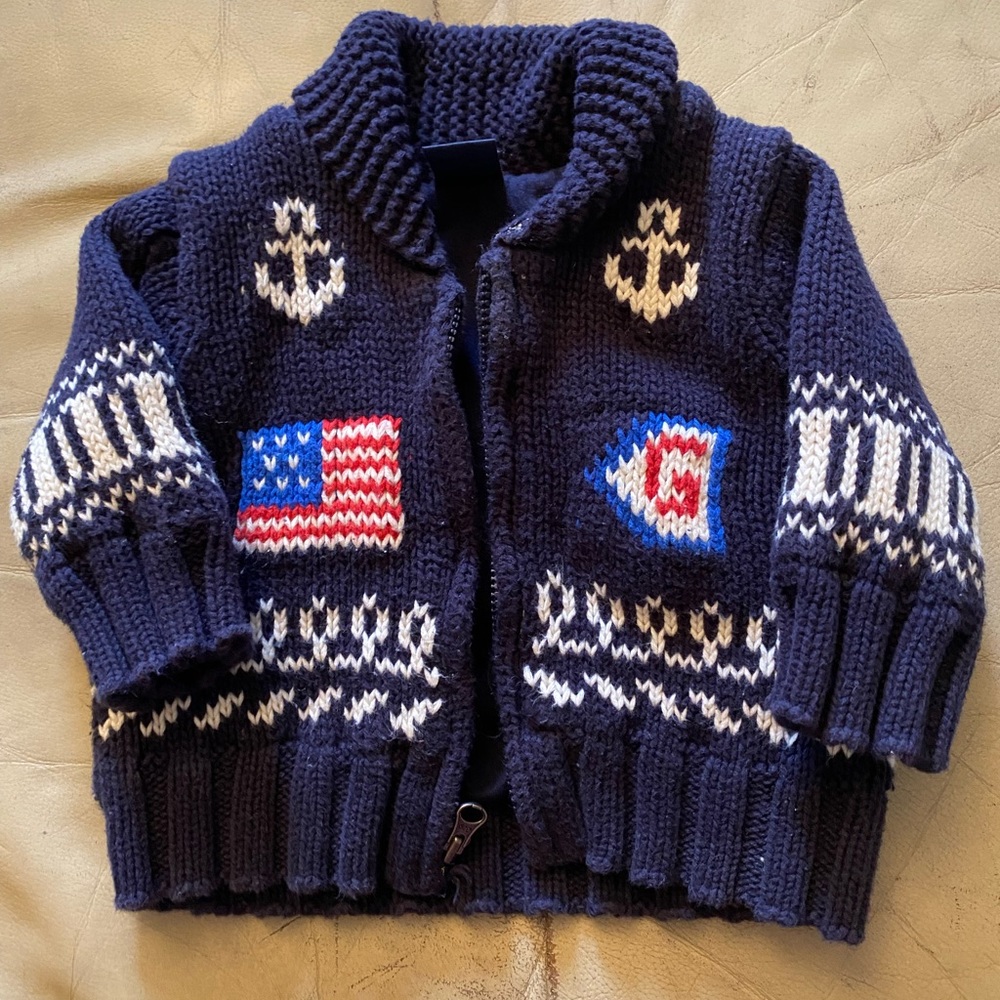 Baby Gap Lined Cardigan- size 0-3 months